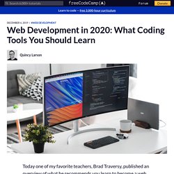 Web Development in 2020: What Coding Tools You Should Learn