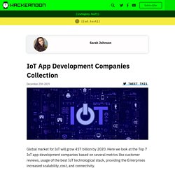 Top Trusted IoT App Development Companies