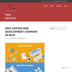 Why Choose Web Development Company in NCR?