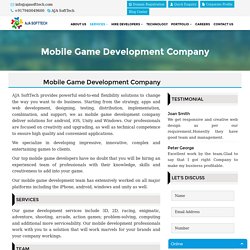 Mobile Game Development Company, Top Mobile Game Developers