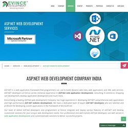 ASP.Net Web Development - ASP.Net Developer By Evince Development