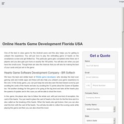 Hearts Card Game Development Company USA, Hire Hearts Developer: BR Softech