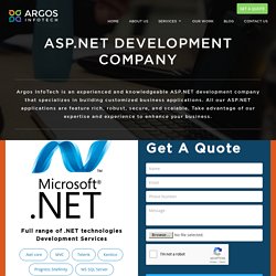 ASP.NET Web Development Company Dallas, TX