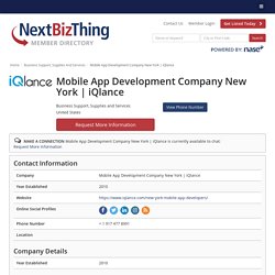 Mobile App Development Company New York