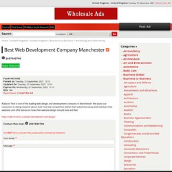 Best Web Development Company Manchester