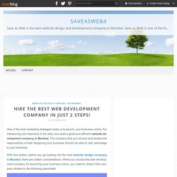 Hire The Best Web Development Company In Just 2 Steps!