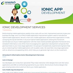 ionic App Development Company - ionic App Development Services