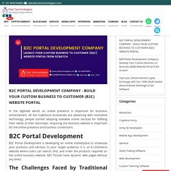B2C Website Design & Development Services