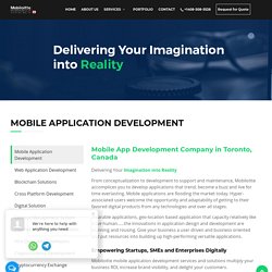 Mobile App Development Company in Toronto, Canada