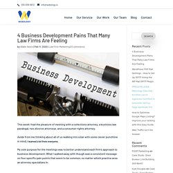 4 Business Development Pains That Many Law Firms Are Feeling - Hiring a Digital Marketing Agency: Best Local SEO Consulting, Google Ads Expert, Custom Website Design & Development Companies in Birmingham, Alabama