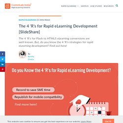 Rapid eLearning Development: 4 ‘R’ Conversion Strategies