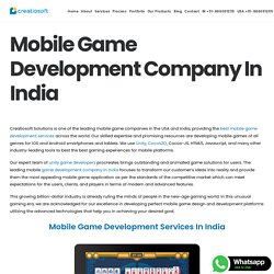 Mobile Game Development Company In India