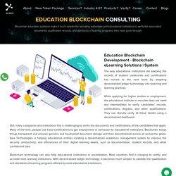 Education Blockchain Development
