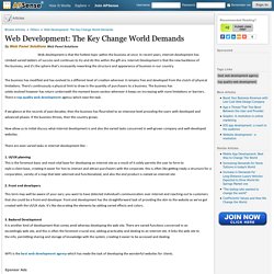 Web Development: The Key Change World Demands by Web Panel Solutions