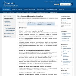 Irish Aid - Grants - Development Education