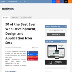 50 of the Best Ever Web Development, Design and Application Icon Sets-Speckyboy Design Magazine