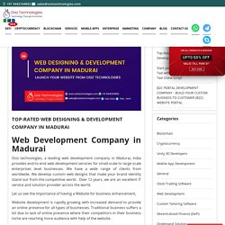 Website Designing Services in Madurai