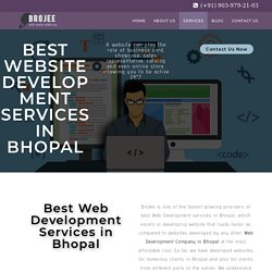 Best Web Development Services in Bhopal