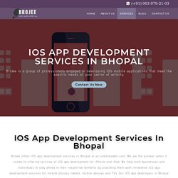 iOS App Development Services in Bhopal