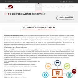 eCommerce Website Development Company Udaipur India