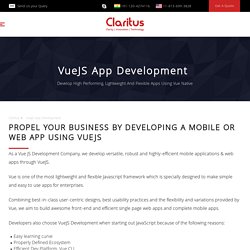 VueJS App Development Services
