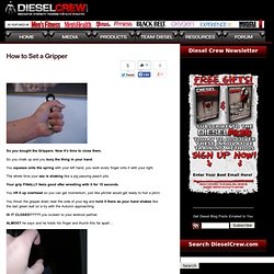 How to Set a Gripper