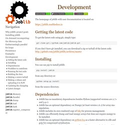 Development — joblib 1.1.0.dev0 documentation