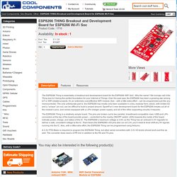 ESP8266 THING Breakout and Development Board for ESP8266 Wi-Fi Soc