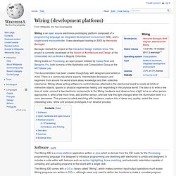 Wiring (development platform)