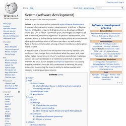 Scrum (software development)