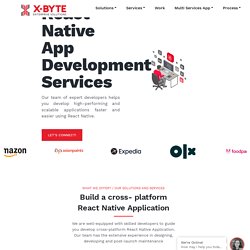 React Native App Development Company in USA, UAE, CANADA