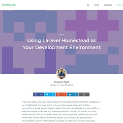 Laravel Homestead as Your Development Environment
