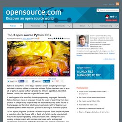 The top integrated development environments for Python