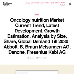 Oncology nutrition Market Current Trend, Latest Development, Growth Estimation, Analysis by Size, Share, Global Demand Till 2030