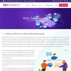 Web Development - Eternity Web Solutions