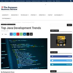 Top Java Development Trends