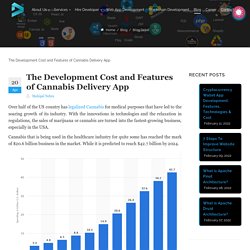 The Development Cost and Features of Cannabis Delivery App