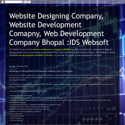 Website Designing Company, Website Development Comapny, Web Development Company Bhopal :IDS Websoft: Advantage of Hiring Website Development Company then a Freelancer