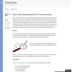 Ruby on Rails Web Development 101: The Fundamentals