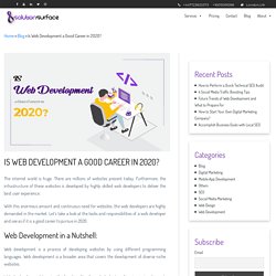 Is Web Development a Good Career in 2020?