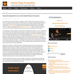 Health Data Innovation