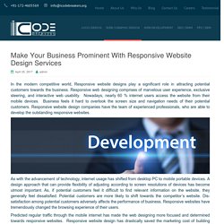 Responsive Website Design How Crucial It Is For A Business Website?