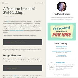 A Primer to Front-end SVG Hacking