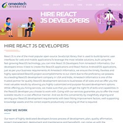 Hire ReactJS Developers - React JS Development
