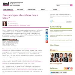 Does development assistance have a future?