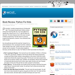 Book Review: Python For Kids – A Playful Games Development Introduction For Kids