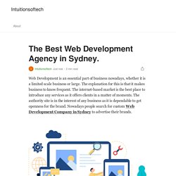 The Best Web Development Agency in Sydney.