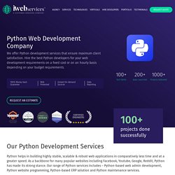 Best Company for Python Web Development Company-iWebServices