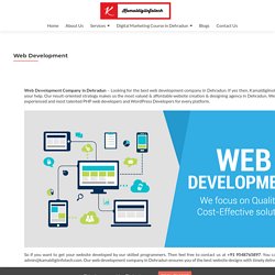 Web Development Company in Dehradun Uttarakhand