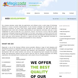 Web Development Company In Cochin – Magiccodz Software Solutions